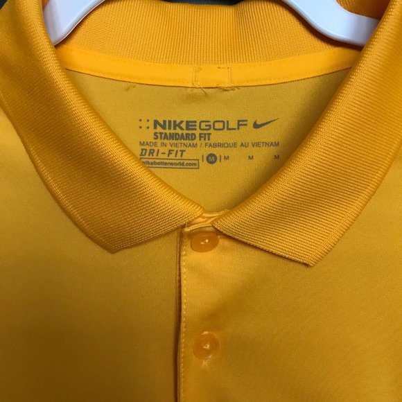 Nike Golf Steelers Polo Shirt (Yellow, Medium) - Picture 2 of 2